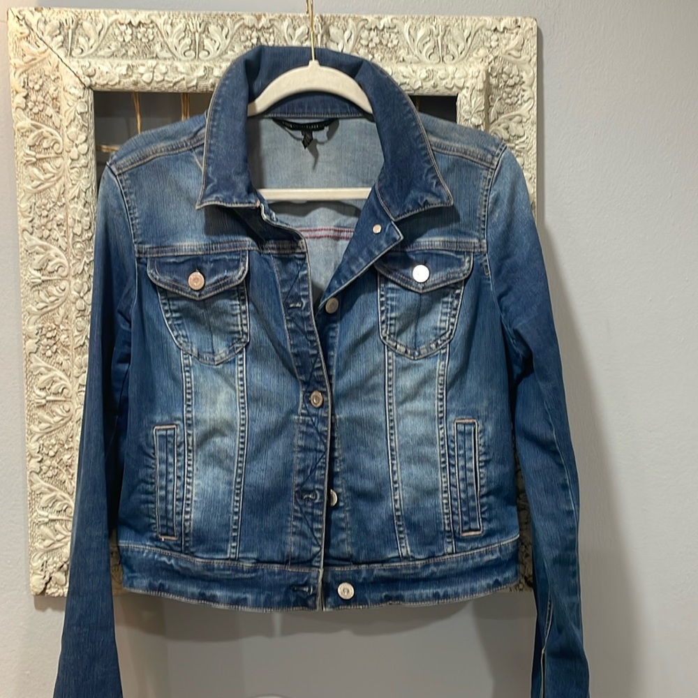 White House Black Market Jean Jacket